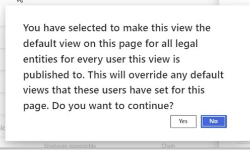 Publish view message