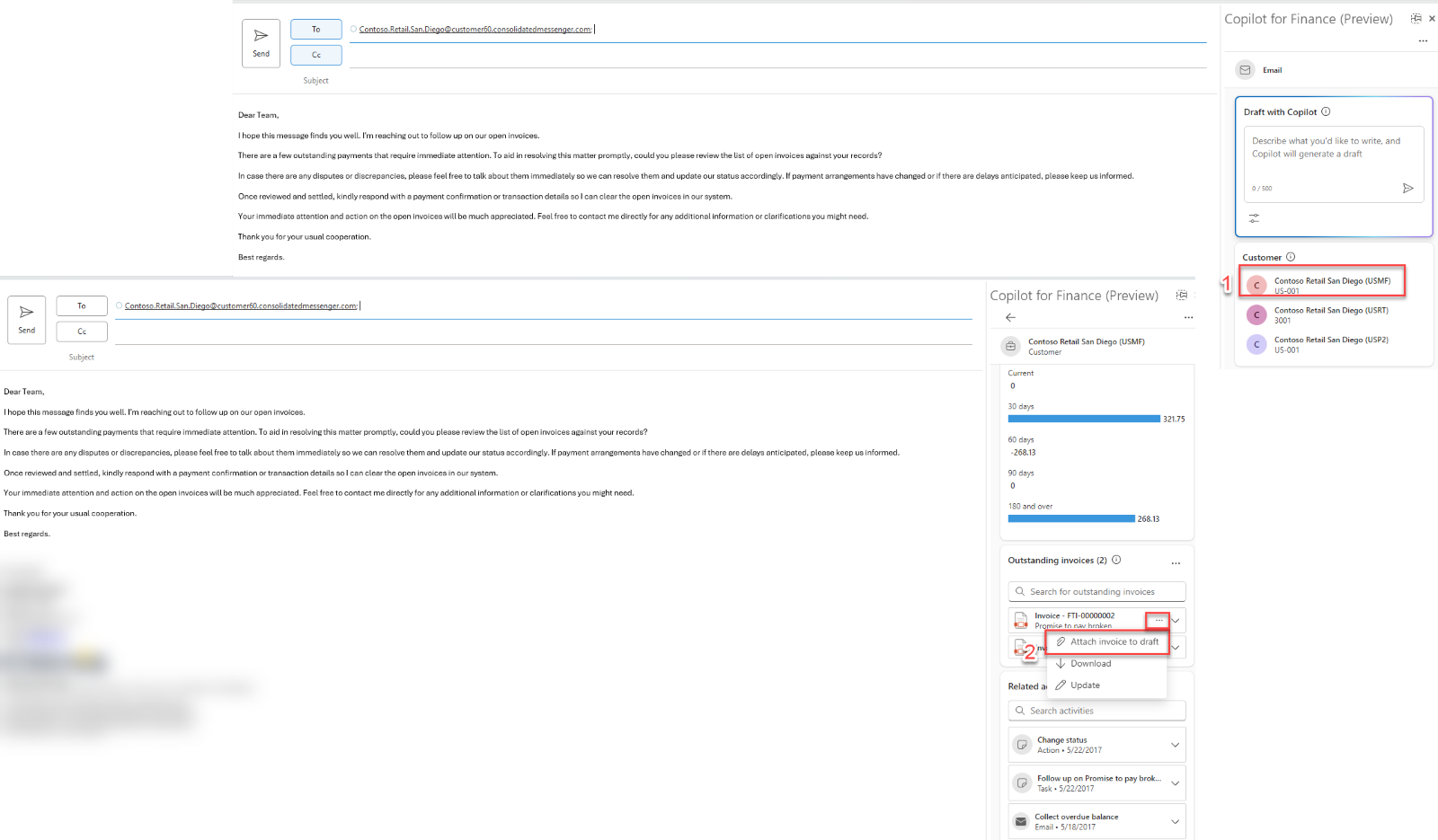 Copilot for finance in outlook